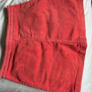 Forever 21 Coral Corduroy Skirt